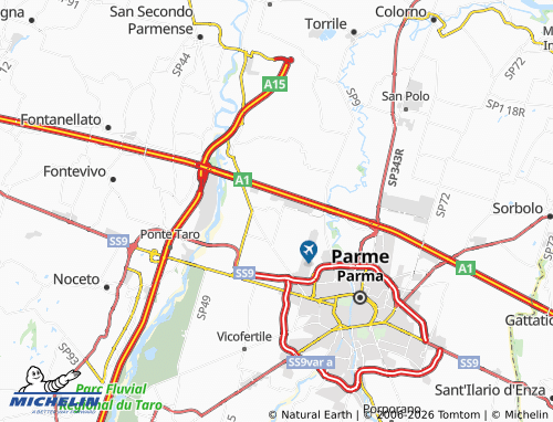 MICHELIN Roncopascolo map - ViaMichelin