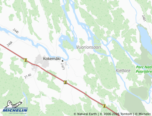 MICHELIN Matomäki map - ViaMichelin