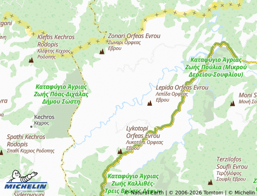 Carte MICHELIN Mesimeri - ViaMichelin