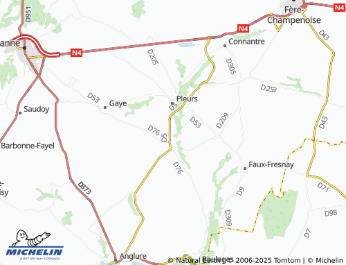 Mapa MICHELIN Marigny-le-Petit - ViaMichelin
