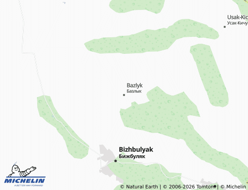 MICHELIN-Landkarte Bazlyk - ViaMichelin