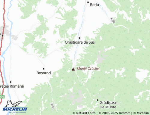 MICHELIN-Landkarte Costești - ViaMichelin
