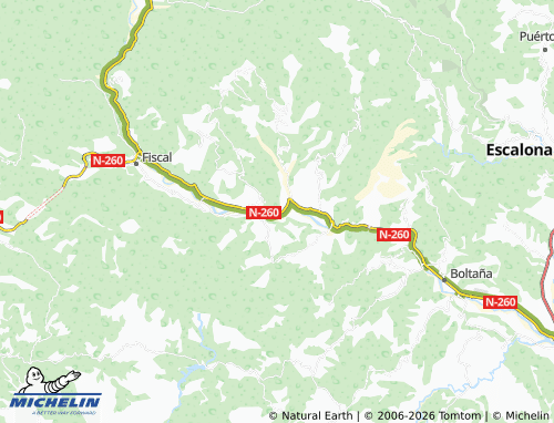 Mapa MICHELIN Lacort - ViaMichelin