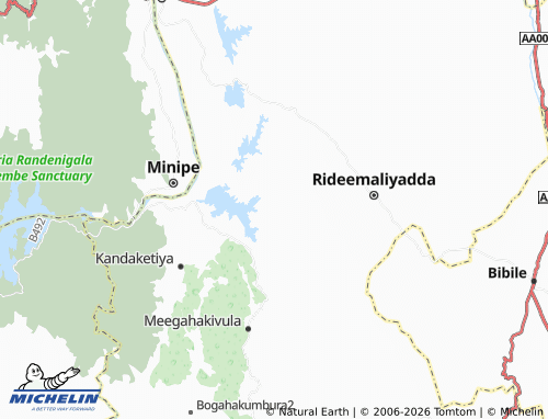 MICHELIN Deekirigolla map - ViaMichelin