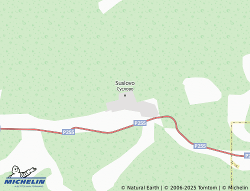 MICHELIN Suslovo map - ViaMichelin