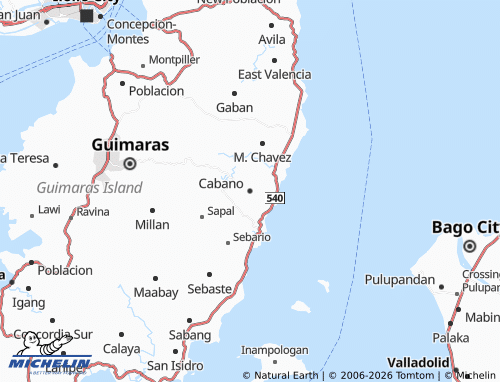 MICHELIN Cabano map - ViaMichelin