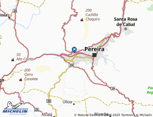 MICHELIN Vendedores Ambulantes map - ViaMichelin