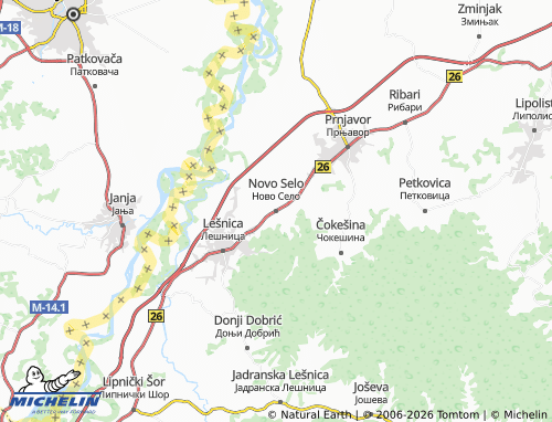 Mapa MICHELIN Novo Selo - ViaMichelin