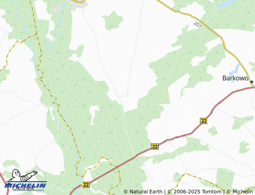 Carte MICHELIN Krzemieniewo - ViaMichelin
