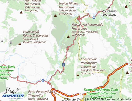 MICHELIN Plakoti map - ViaMichelin