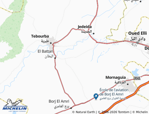 Carte MICHELIN El Zehra - ViaMichelin