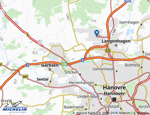 MICHELIN Schwarze Heide map - ViaMichelin