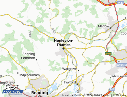 Carte MICHELIN Henley-on-Thames - ViaMichelin