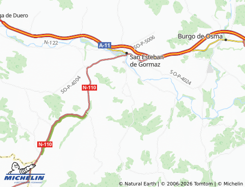 MICHELIN Atauta map - ViaMichelin