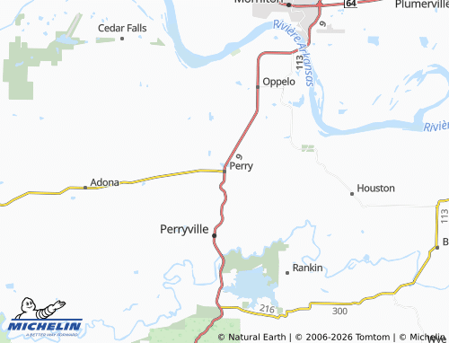 Mapa MICHELIN Perry - ViaMichelin