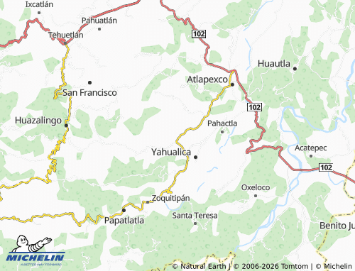 Mappa MICHELIN Tlalchiyahualica - ViaMichelin