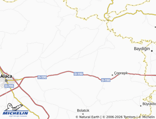 Mapa MICHELIN Çatak - ViaMichelin