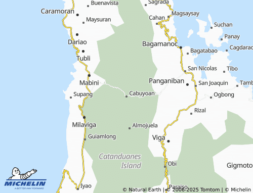 MICHELIN Cabuyoan map - ViaMichelin