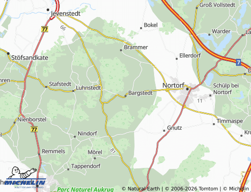 MICHELIN Bargstedt map - ViaMichelin