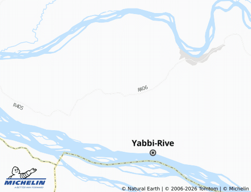 MICHELIN Yabibi map - ViaMichelin