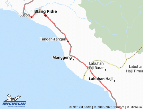 MICHELIN Panton Makmur map - ViaMichelin