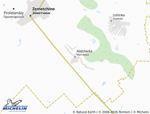 MICHELIN-Landkarte Matcherka - ViaMichelin