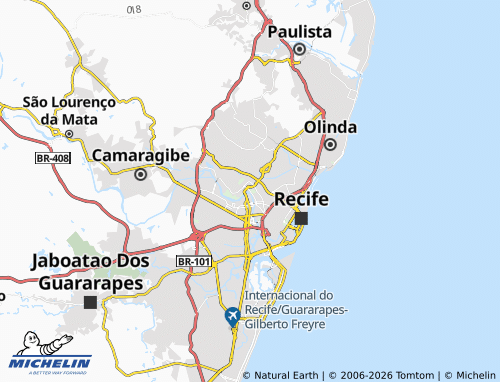 Mapa MICHELIN Jaqueira - ViaMichelin