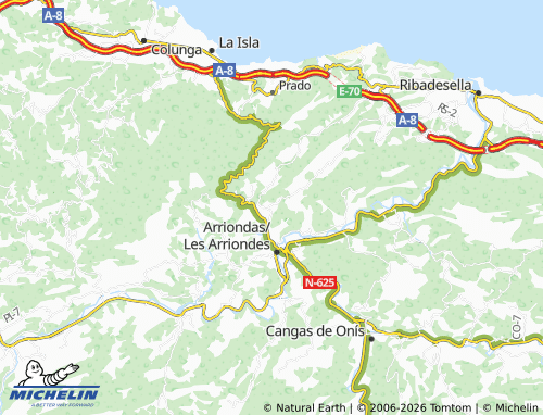 MICHELIN-Landkarte Collia - ViaMichelin