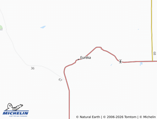 Mappa MICHELIN Eureka - ViaMichelin