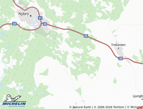 MICHELIN Sankt Sigfrid map - ViaMichelin
