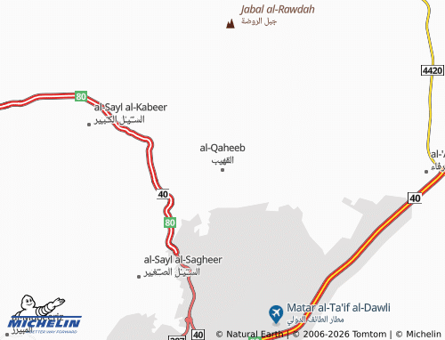 Carte MICHELIN al-Qaheeb - ViaMichelin