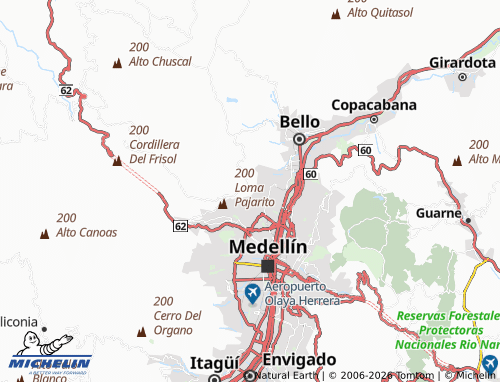 MICHELIN El Picacho map - ViaMichelin