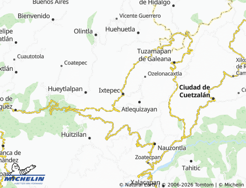 Mapa MICHELIN Ixtepec - ViaMichelin