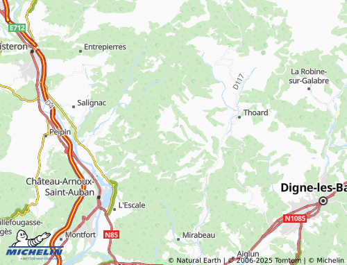 Carte MICHELIN La Pérusse - ViaMichelin