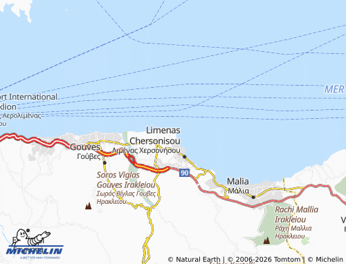 Mappa MICHELIN Anissaras - ViaMichelin
