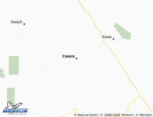 Carte MICHELIN Cwero - ViaMichelin