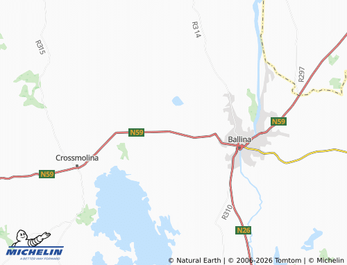 Mapa MICHELIN Knockanillaun - ViaMichelin