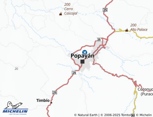 MICHELIN La Sombrilla map - ViaMichelin