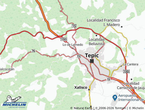 Mappa MICHELIN Los Continentes - ViaMichelin