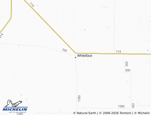 Mapa MICHELIN Whiteface - ViaMichelin