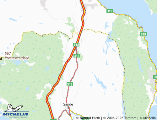 MICHELIN-Landkarte Eikeberg - ViaMichelin