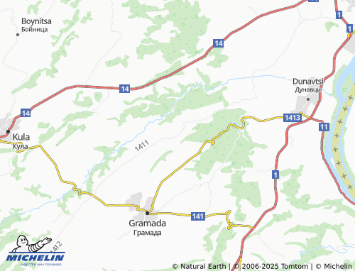MICHELIN Milchina Laka map - ViaMichelin