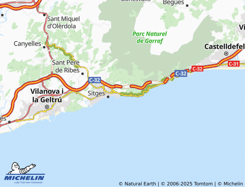MICHELIN Montgavina map - ViaMichelin