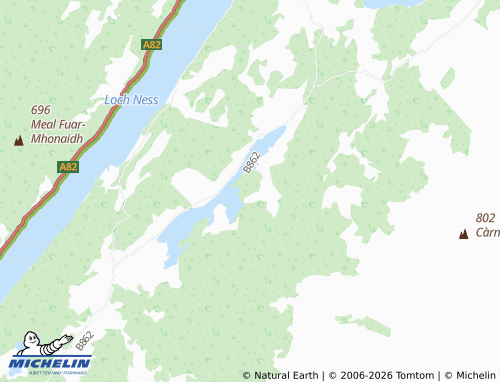 Carte MICHELIN Wester Aberchalder - ViaMichelin