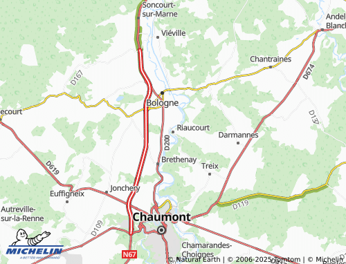MICHELIN Riaucourt map - ViaMichelin