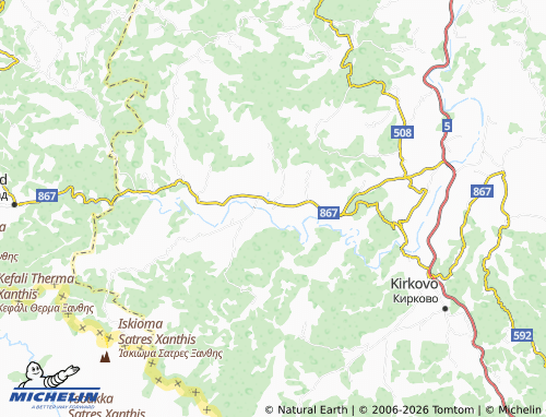MICHELIN Benkovski map - ViaMichelin