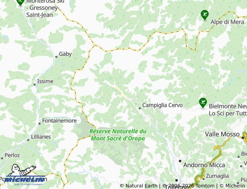 Mappa MICHELIN Rosazza - ViaMichelin