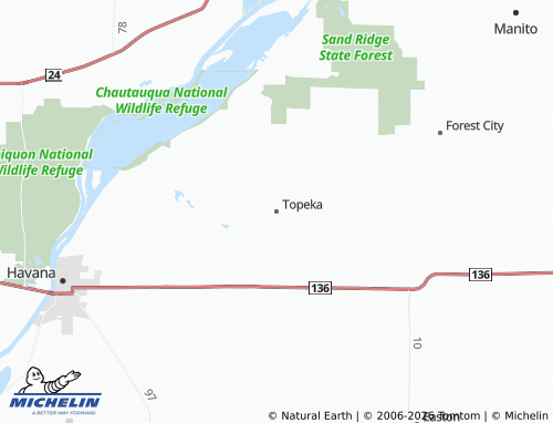 Mapa MICHELIN Topeka - ViaMichelin