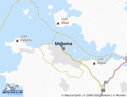 MICHELIN Musoma map - ViaMichelin