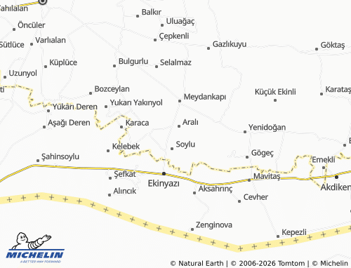 MICHELIN 15 Temmuz map - ViaMichelin